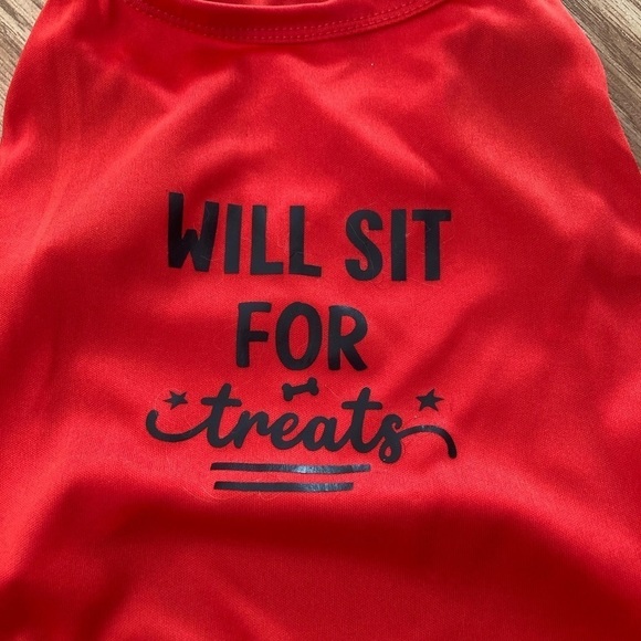 Price drop … NWOT Lightweight Material Dog (Puppy) Shirt with Saying - Picture 2 of 7